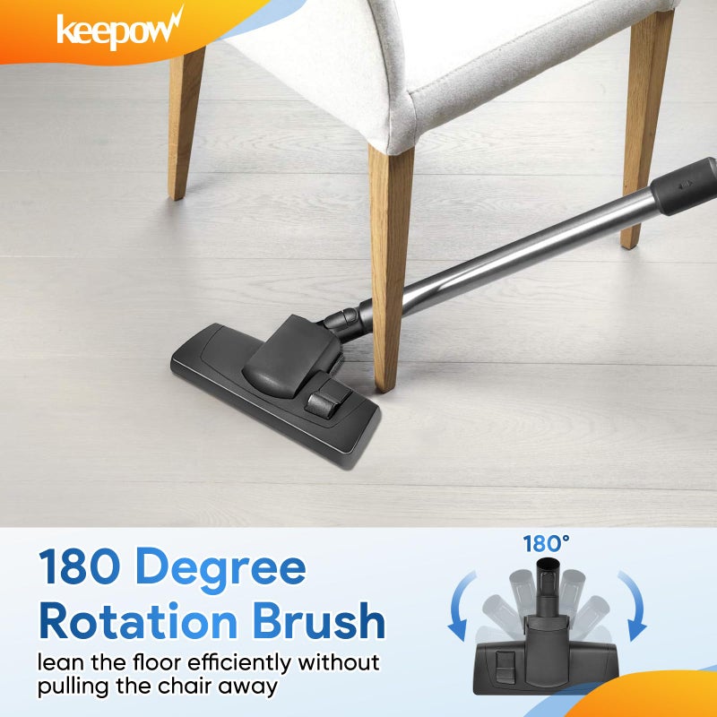 KEEPOW 285-3 Vacuum Attachments Brush Head Compatible with Miele Compact Canister C1 Combination, Classic Smooth Floor Brush - Image 5